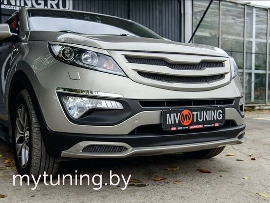 Юбка IXION переднего бампера для Kia Sportage III