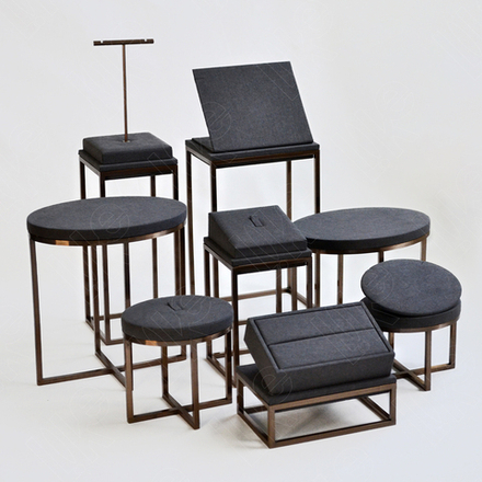 Комплект демонстрационного оборудования 547010-ЗГМБ (Замша ГРАФИТОВАЯ/Металл БРОНЗА )