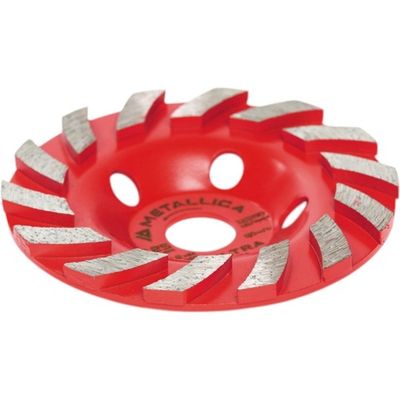 Чашка алмазная сегментная Супер-турбо METALLICA Ultra 125x22,2 мм, по бетону   900864
