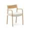 Стул Falconera со съемным чехлом из массива дуба с натуральной отделкой FSC Mix Credit