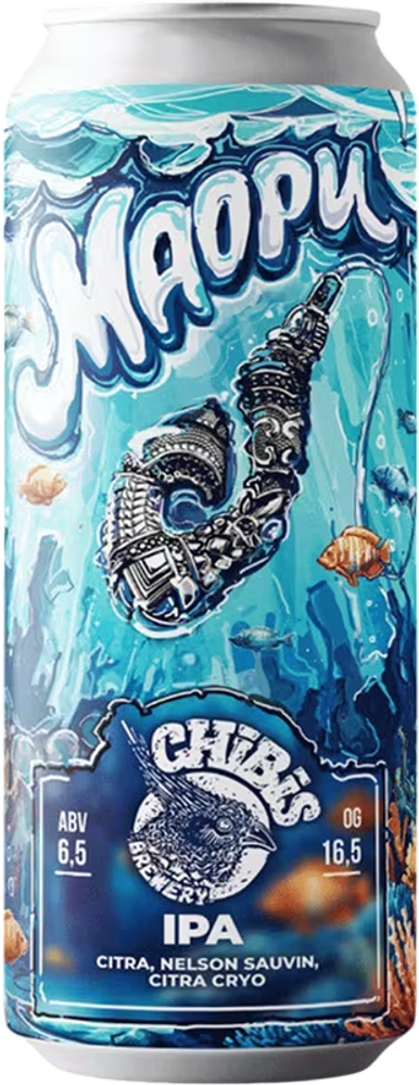 Пиво Чибис Маори / Chibis Maori 0.45 - банка