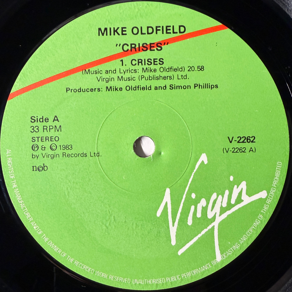 Mike Oldfield - Crises (Скандинавия 1983г.)
