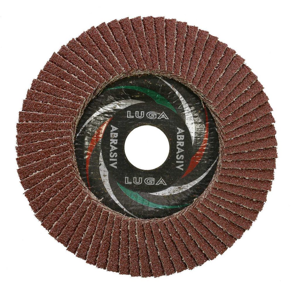 Круг лепестковый торцевой Луга для шлифования 115х22,23, Р60