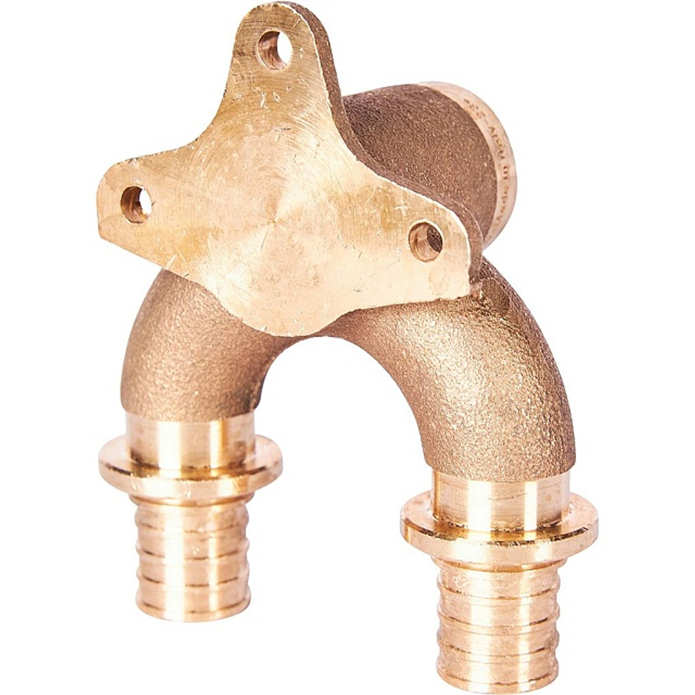 Водорозетка проходная STOUT - 20 x 1/2" (бронза, для труб из сшитого полиэтилена)