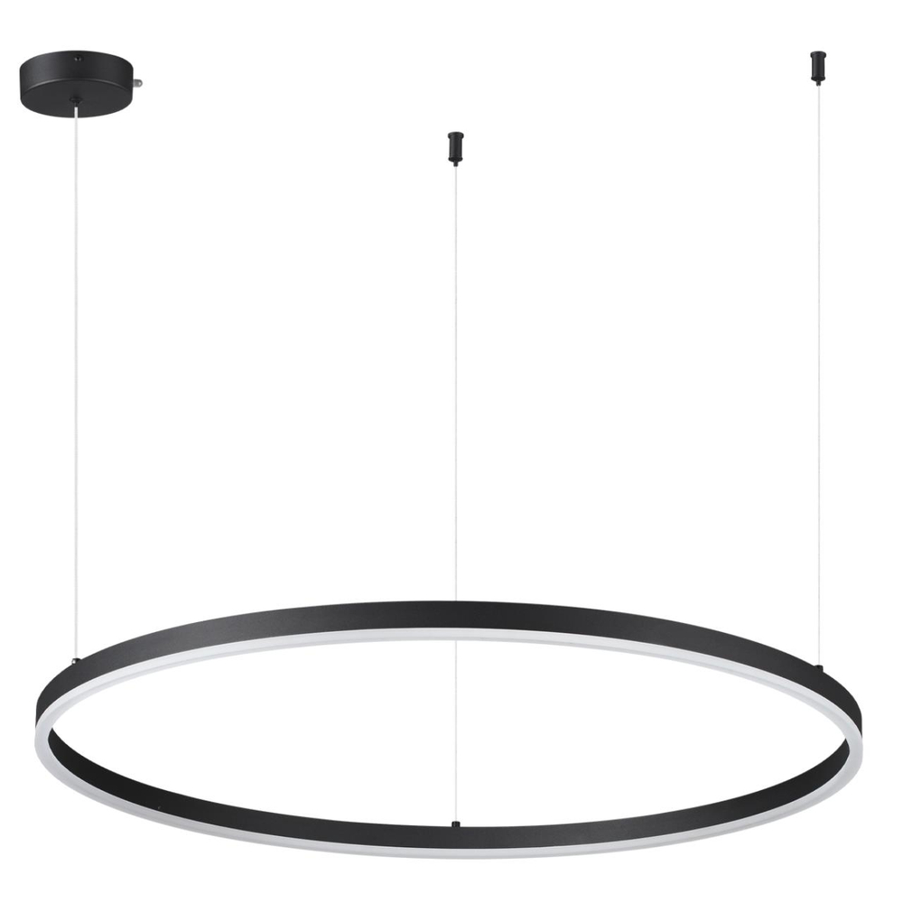 6530/67L LEDIO LN26 262 чёрный Светильник подвесной LED 67W  3000/4000/6000К 220V ECHO