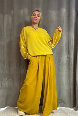 Палаццо /бархат /50% шелк /50% хб