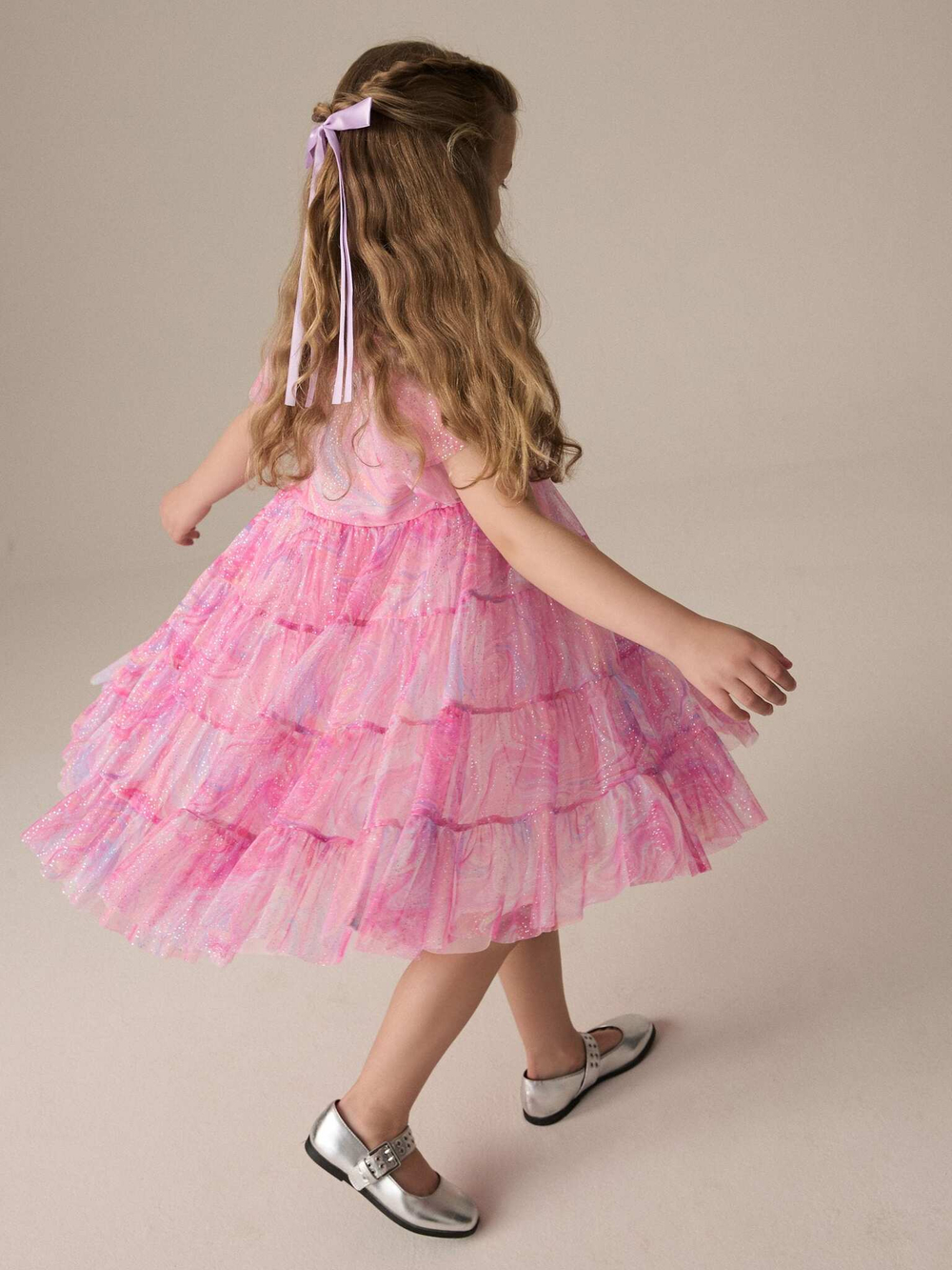 Платье для девочки Next E57-560, Розовый