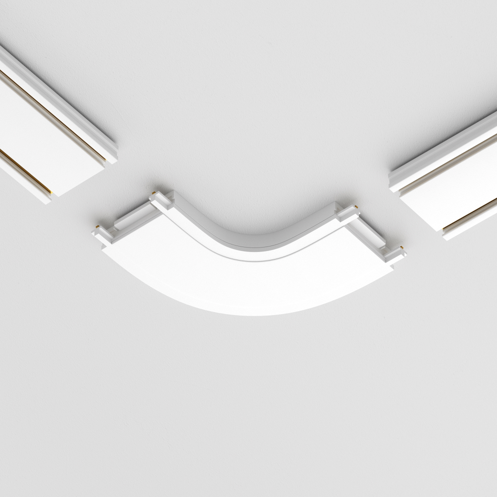 Коннектор питания полукруглый для магнитного шинопровода Maytoni Radity TRA084CR-11W