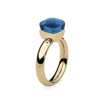 Кольцо Qudo FIRENZE 19 (G) Dark Blue 107001/40-4730 19 размер 19