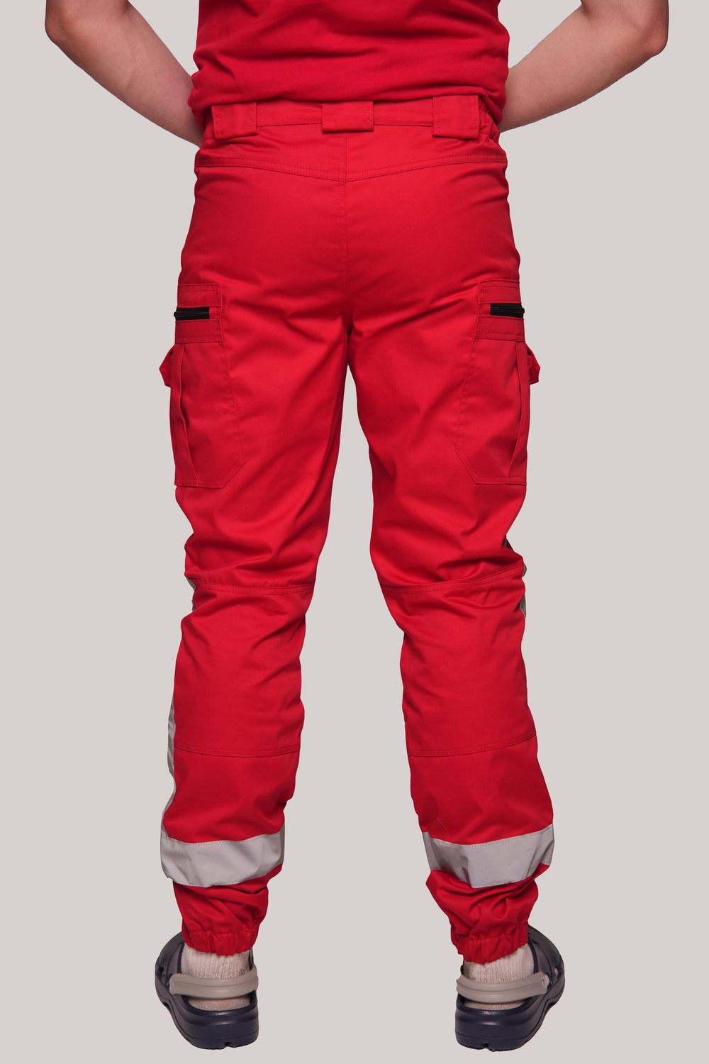 Брюки-джоггеры демисезонные мужские Скорая помощь MedicLine цв. Красный