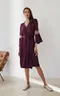 Халат 51948-1 Сливовый вино