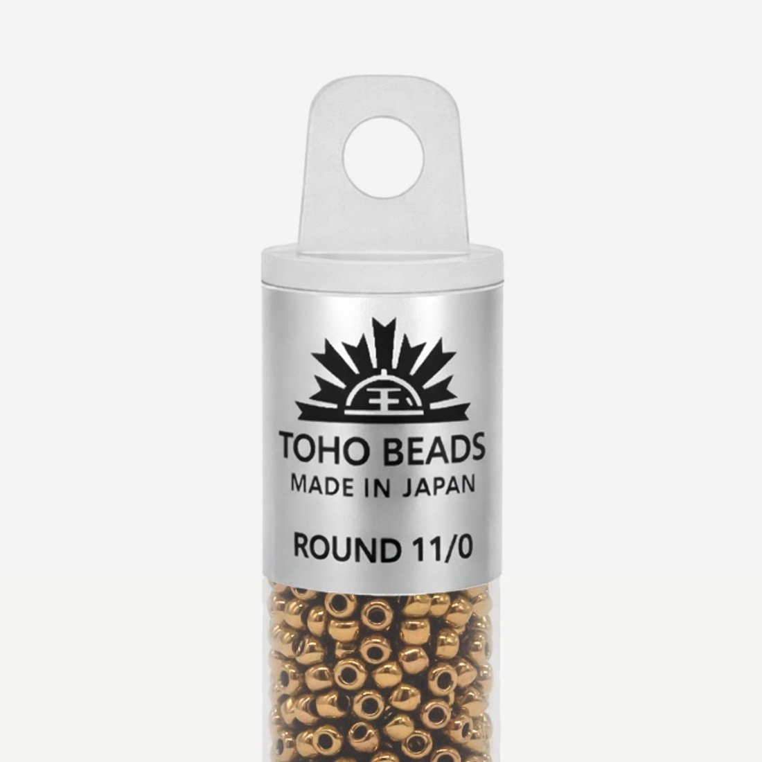 Японский бисер TOHO Round 11/0 (№223), металлизированный, непрозрачный глянцевый