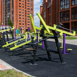 Force-2807 Уличный тренажер Верхняя тяга с переменной нагрузкой ZAVODSPORTA