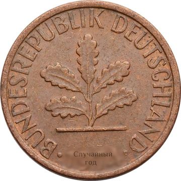 1 пфенниг 1950-2001 Германия (ФРГ)