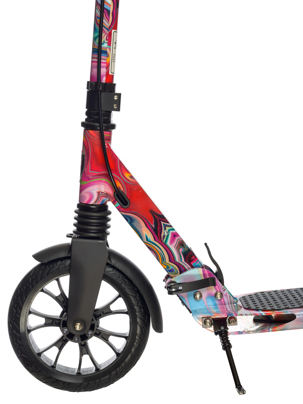 Самокат Urban Scooter Disc Paints Pro, (2024), с дисковым тормозом, складной, городской, двухколесный