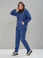Костюм с брюками КБфн-055/индиго