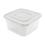 Контейнер для продуктов квадратный (СВЧ) Унико набор 0,45л, 0,9л, 1,4л (комплект 24 шт)