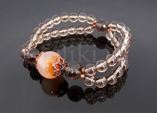 браслет из раухтопаза (б-1187)