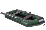 Броня-240 зеленый-черный (лодка ПВХ с усилением)
