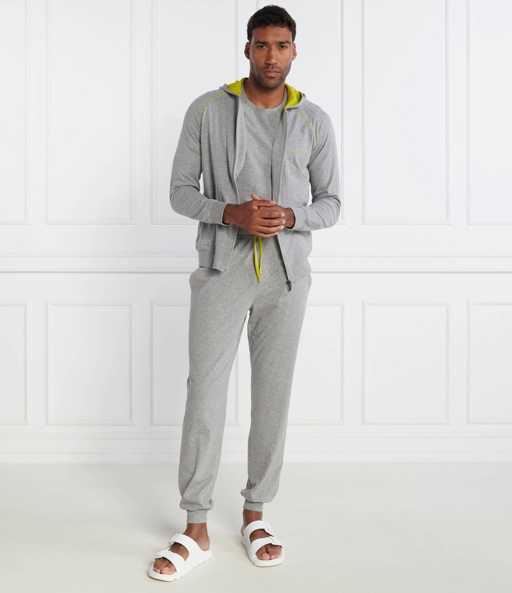 Худи Mix&Match Jacket H BOSS BLACK - серый(50469581)