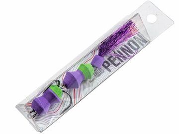 Приманка джиг. LJ PENNON TIPSYWORM фиол./зел. в блистере