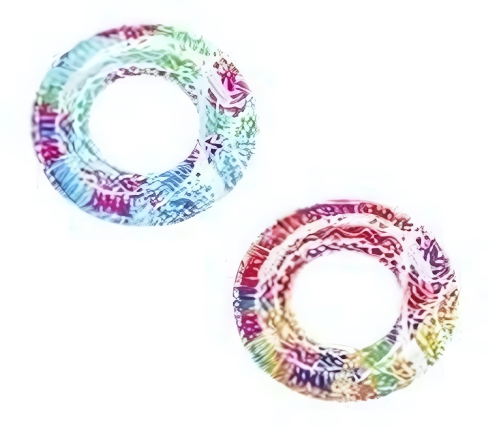 Круг для плавания ЛЕНЯЯ ВОЛНА 91см (BESTWAY)