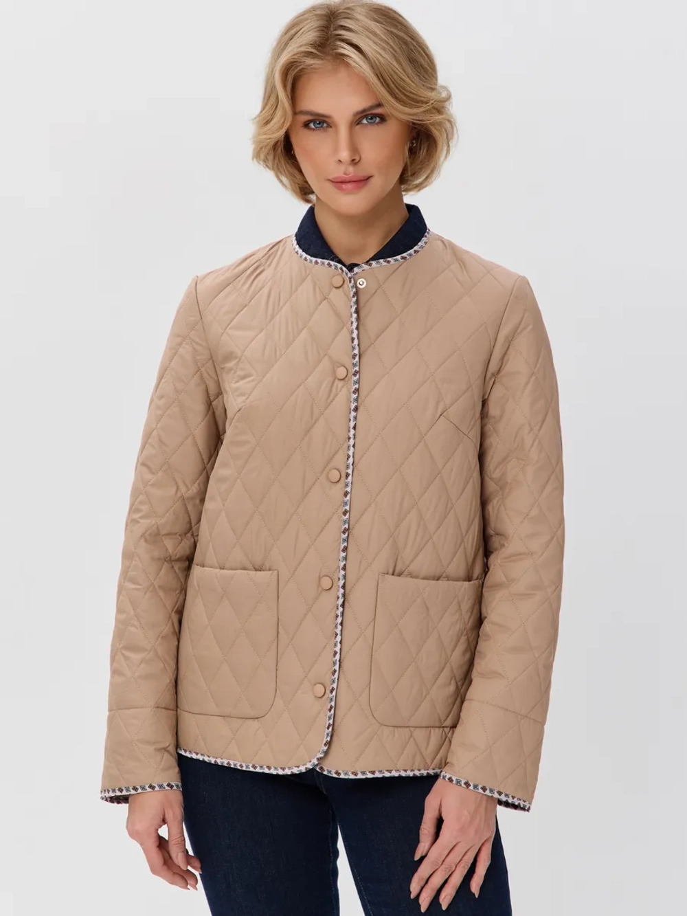 Куртка-жакет стеганая шанель на кнопках