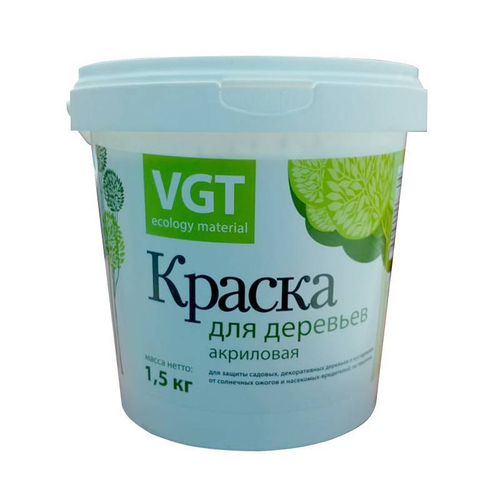 Краска в/д для садовых деревьев акрил 1,5 кг