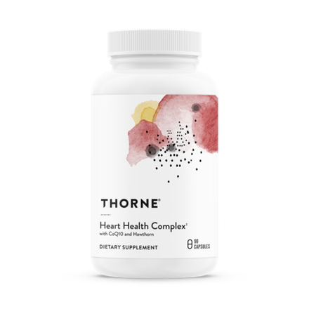 Thorne Research, Добавка для поддержки сердца c коэнзимом Q10, Heart Health Complex (Q-10 Plus), 90 капсул