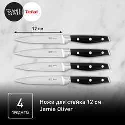 Набор ножей для стейка Tefal 4 предмета Jamie Oliver 12 cм K2670849