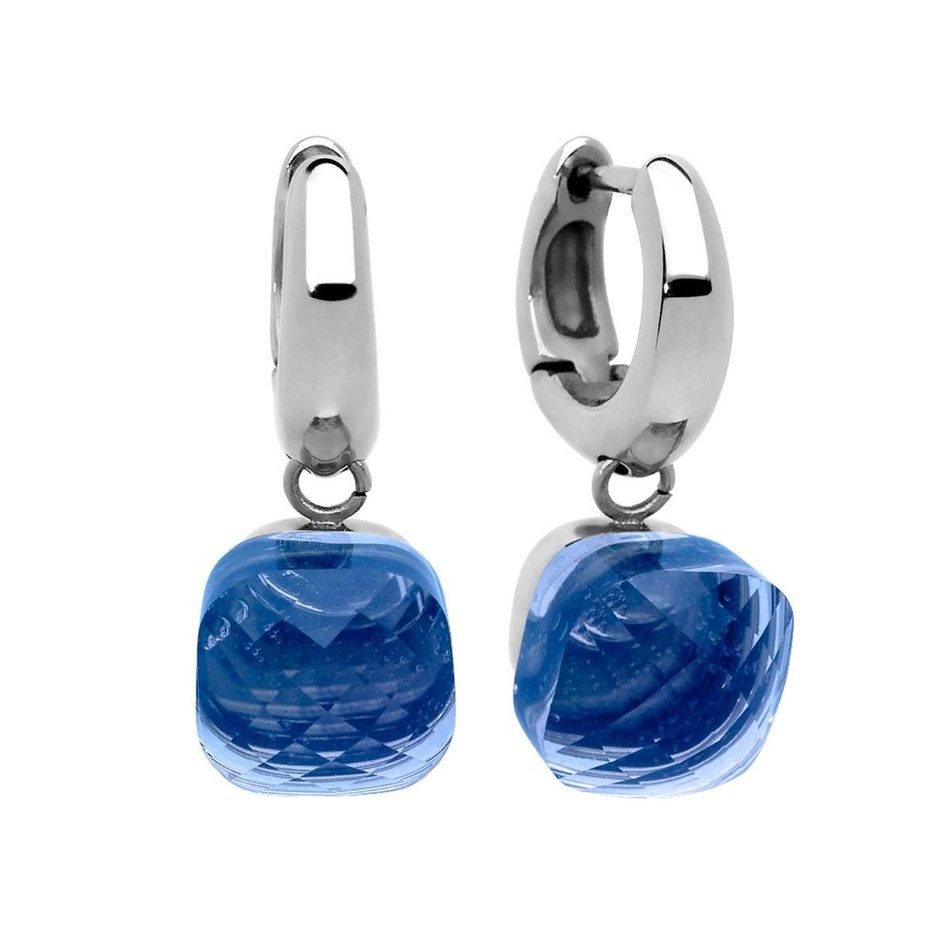 Серьги Qudo Firenze Light Sapphire 300186 BL/S