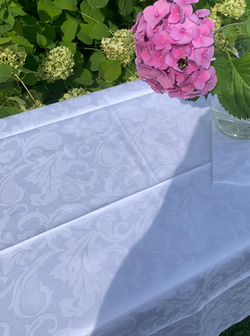 Скатерть 180 и 8 салфеток EmilioGatti Florida белые