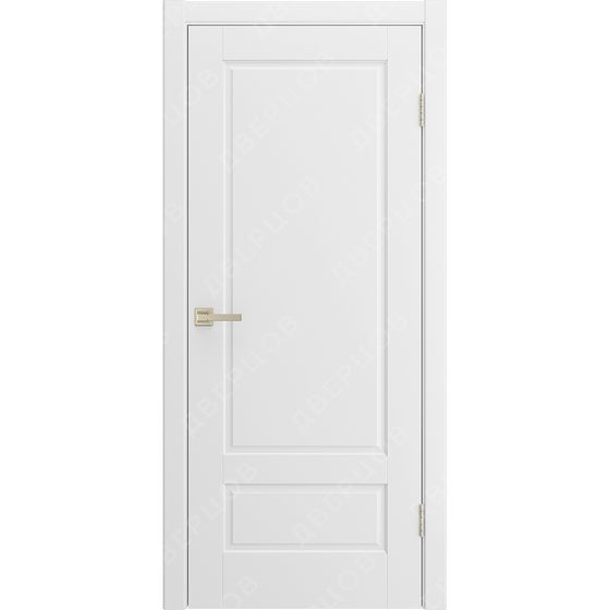 Фото двери Аура 2 белая эмаль глухая