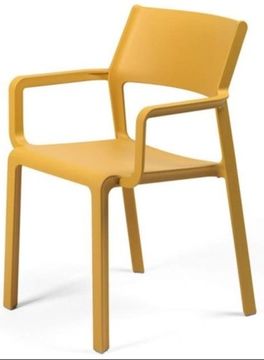 кресло Trill Armchair пластиковое желтое Nardi Италия