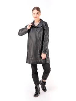 Плащ женский из натуральной кожи Турция