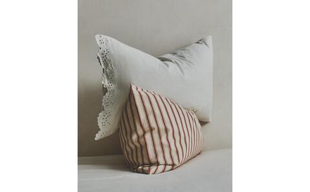 Наволочка Zara Home, лён 55%, хлопок 45%, однотонный, 5191/091