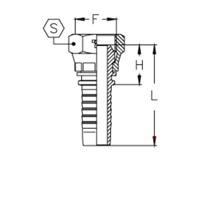 Фитинг DN 38 BSP (Г) 2
