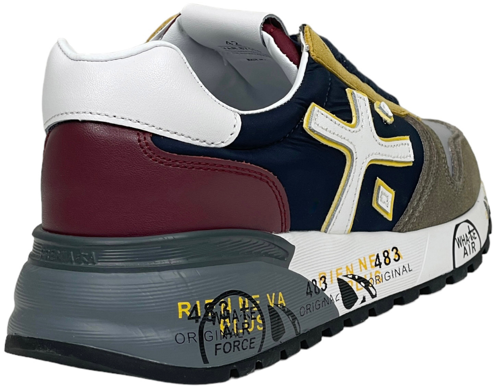 Premiata Mick 2338 Синие с бежевым