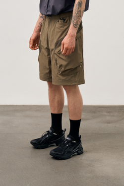 Шорты Nothomme Blue Ridge Patchwork Shorts "Olive Green"