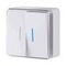 Выключатель двухклавишный с подсветкой Werkel Gallant белый W5020101 4690389164170