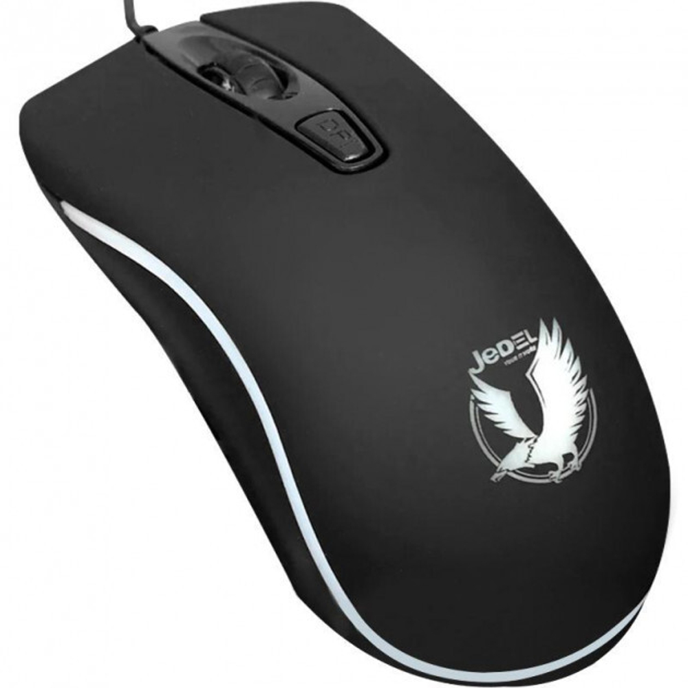 Мышь проводная Jedel M80 USB черный