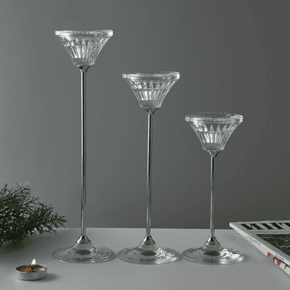 🌙 Набор подсвечников — 3 шт. «Три огня — три голоса света»