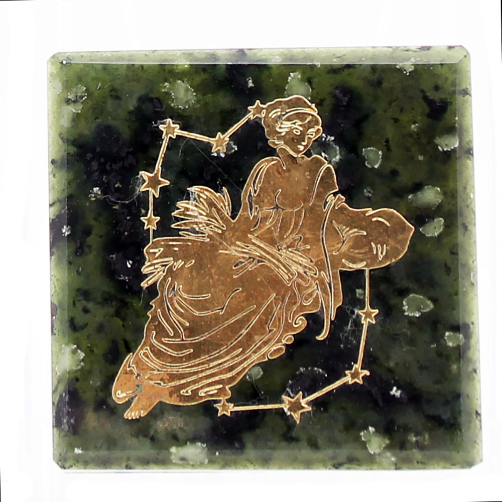 Пластина на магните "Знак зодиака" змеевик