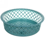 Сухарница пластиковая «Астория» 21*6,5см, морская волна