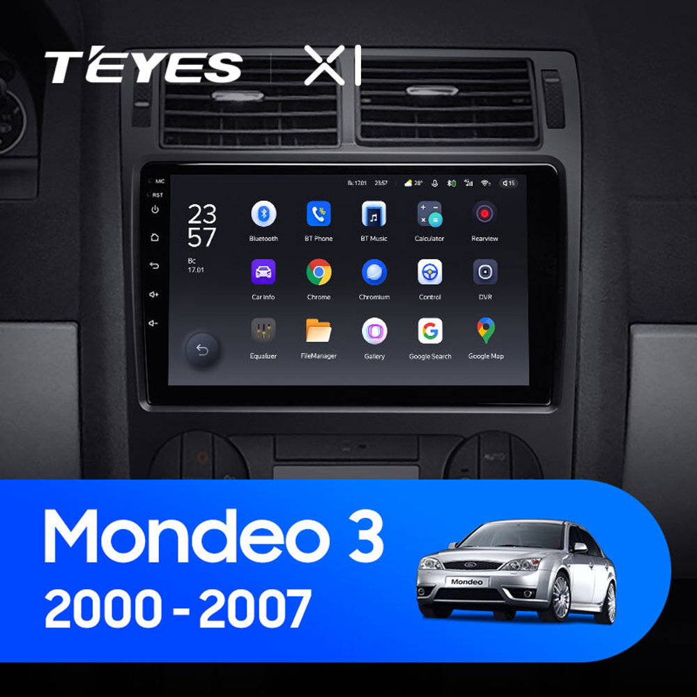 Teyes X1 9"для Ford Mondeo 3 2000-2007