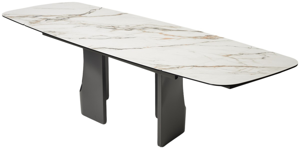 Стол М-City DISAUR Биргер (Birger) 200 Kl-188 Контрастный Мрамор, Итальянский, темно-серый