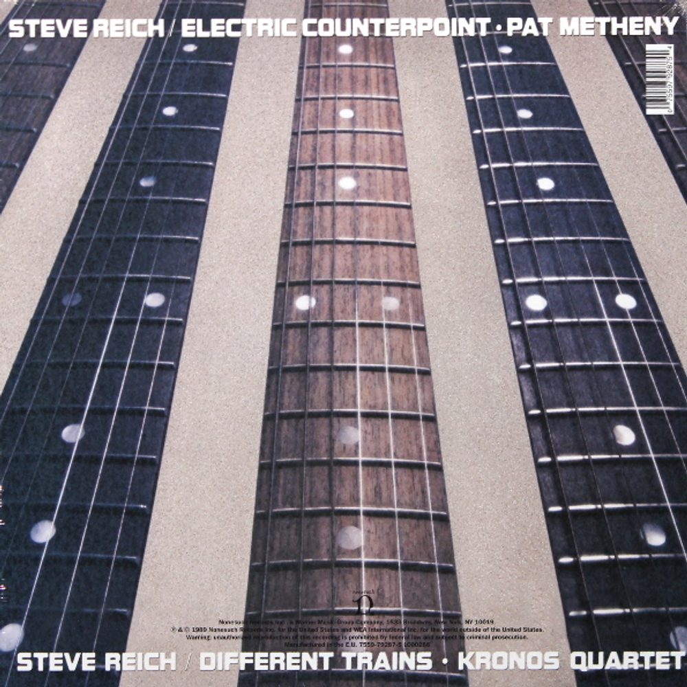 Kronos Quartet, Pat Metheny / Steve Reich: Different Trains - Electric Counterpoint (LP)