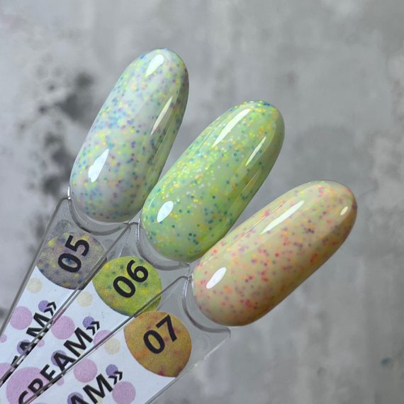 Гель-лак ТМ &quot;HIT gel&quot; №07 Ice cream, 9 мл