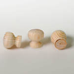 Комплект ручек деревянных без отделки 10 шт.