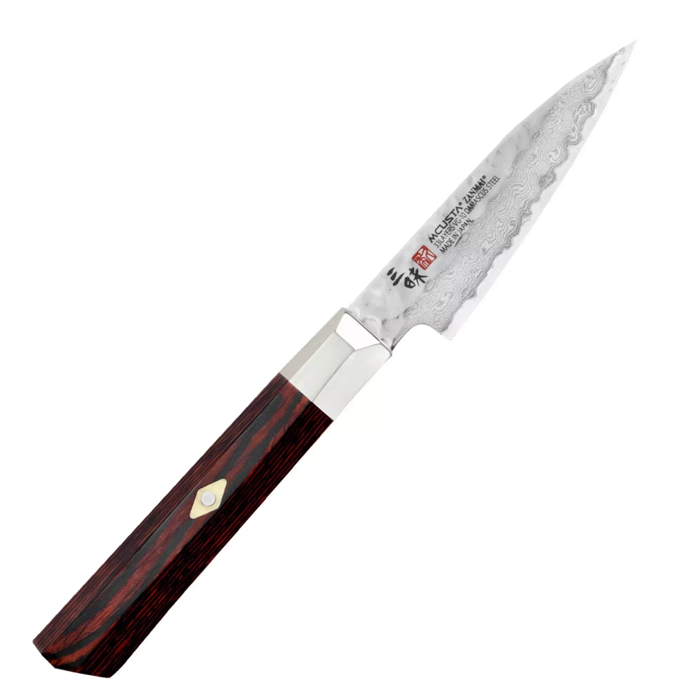 Mcusta Zanmai - Нож для очистки кожи Supreme Hammered длиной 9 см. / артикул   TZ2-4000DH  / GTIN 4964496912000